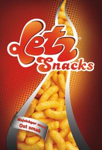 Letz Snacks Majsbagar med Ost smak