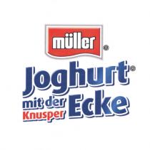 müller Joghurt mit der Knusper Ecke