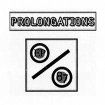 PROLONGATIONS EP/87