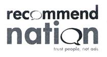 recommend nation trust people, not ads