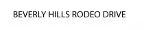 BEVERLY HILLS RODEO DRIVE