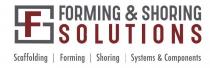 FS FORMING & SHORING SOLUTIONS SCAFFOLDING FORMING SHORING SYSTEMS & COMPONENTS