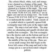 THE COLOR(S) BLACK, WHITE, TEAL, AND ORANGE IS/ARE CLAIMED AS A FEATURE OF THE MARK. THE WORDS 