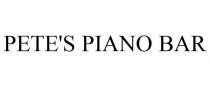 PETE'S PIANO BAR