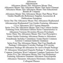 AFRICANESE AFRICANESEIAN AFRICANESE MEANS THIS AFRICANESE MEANS THAT AFRICANESE MEANS THIS AFRICANESE MEANS THAT SERIES ELEMENT AFRICANESE MEANS THIS AFRICANESE MEANS THAT EDUCATIONAL BRANDS & COMPANY AFRICANESE MEANS THIS AFRICANESE MEANS THAT PHRASE WEAR GUIDES HANDBOOKS REFERENCES SUPPLIES ACCESSORIES & PUBLICATIONS ENTERPRISE SERIES ONE THE AFRICANESE MEANS THIS AFRICANESE HYPHENATED AFRICANESEIAN HYPHENATED USER GUIDES FEATURING AFRICANESE 123 TO AFRICANESE XYZ TRAINER MATERIALS SERIES TWO THE AFRICANESE MEANS THAT USER CONTEXT GUIDES FEATURING FROM AFRICANESE EDITION STYLES CHARACTERISTICS TO AFRICANESE VERSIONS DIVERSITIES PROCESS FLOWCHARTS SERIES THREE THE AFRICANESE MEANS THIS USER PRESCRIPTIVE GENRE GUIDES FEATURING AFRICANESE DRAMA TO AFRICANESE SOUNDTRACKS INCLUDES COMMITTEES TEAMS PANELS COMMON TERRITORY CONTINENT INDUSTRY GUIDANCE SERIES FOUR THE AFRICANESE MEANS THAT USER HANDBOOK PACKAGE I AFRICANESE EVERYDAY PACKAGE II EVERYDAY AFRICANESE PACKAGE III AFRICANESE FOR ACTIVE PEOPLE PACKAGE IV AFRICANESE SITUATIONAL ETIQUETTE PACKAGE V AFRICANESE FOR COMMON TERRITORIES WEST CONTINENT COMMON TERRITORIES EAST SERIES FIVE THE AFRICANESE MEANS THIS USER REFERENCES FEATURING AFRICANESE GRAMMAR AFRICANESE ENCYCLOPEDIA AFRICANESE THESAURUS AFRICANESE DICTIONARY AFRICANESE COLLOQUIAL PHRASES