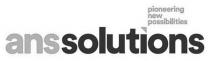 ANSSOLUTIONS PIONEERING NEW POSSIBILITIES
