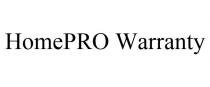 HOMEPRO WARRANTY
