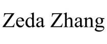 ZEDA ZHANG