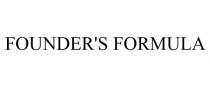 FOUNDER'S FORMULA