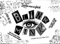 BLINK MINK LASHES ARE SO FETCH WE DON'T JUST BLINK MINK ON WEDNESDAYS LASH ME OUT 3 LASHES FOR YOU GLEN COCO YOU CAN'T BLINK WITH US