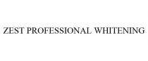 ZEST PROFESSIONAL WHITENING