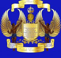 ROYAL COAT OF ARMS 10 COMMANDMENTS 