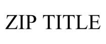 ZIP TITLE