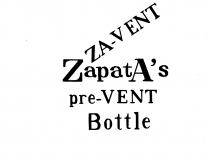 ZA-VENT ZAPATA'S PRE-VENT BOTTLE