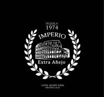 TEQUILA 1974 IMPERIO EXTRA AEJO 100% AGAVE AZUL 40% ALC/VOL 750ML