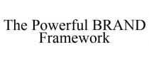 THE POWERFUL BRAND FRAMEWORK