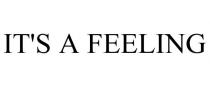 IT'S A FEELING