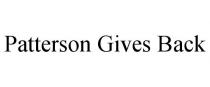 PATTERSON GIVES BACK