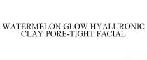 WATERMELON GLOW HYALURONIC CLAY PORE-TIGHT FACIAL