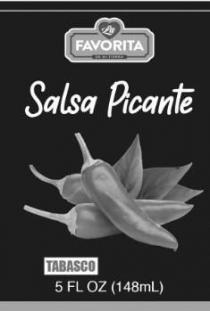 LA FAVORITA DE MI TIERRA SALSA PICANTE TABASCO