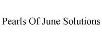 PEARLS OF JUNE SOLUTIONS