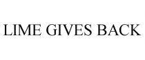 LIME GIVES BACK