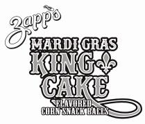 ZAPP'S MARDI GRAS KING CAKE FLAVORED CORN SNACK BALLS