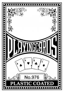 PLAYINGCARDS, A, NO. 976, PLASTIC COATED