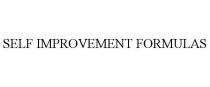 SELF IMPROVEMENT FORMULAS