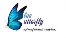 BLUE BUTTERFLY A PIECE OF KINDNESS & SELF-LOVE.