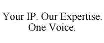 YOUR IP. OUR EXPERTISE. ONE VOICE.