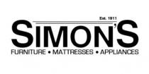 SIMON'S FURNITURE MATTRESSES APPLIANCES EST. 1911