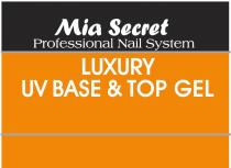 MIA SECRET PROFESSIONAL NAIL SYSTEM LUXURY UV BASE & TOP GEL