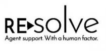 RESOLVE AGENT SUPPORT. WITH A HUMAN FACTOR.