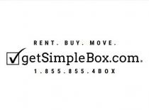 RENT. BUY. MOVE. GETSIMPLEBOX.COM 1.855.855.4BOX