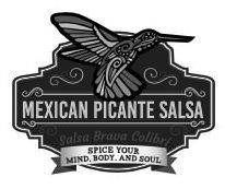 MEXICAN PICANTE SALSA SALSA BRAVA COLIBR SPICE YOUR MIND, BODY, AND SOUL