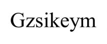 GZSIKEYM