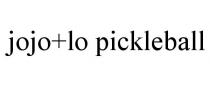 JOJO+LO PICKLEBALL