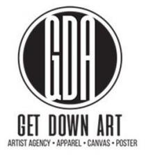 GDA GET DOWN ART ARTIST AGENCY APPAREL CANVAS POSTER