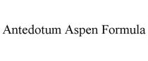 ANTEDOTUM ASPEN FORMULA