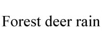 FOREST DEER RAIN