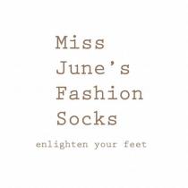 MISS JUNE'S FASHION SOCKS ENLIGHTEN YOUR FEET
