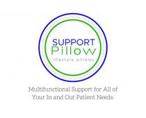 SUPPORT PILLOW LIFESTYLE PILLOWS MULTIFUNCTIONAL SUPPORT FOR ALL OF YOUR IN AND OUT PATIENT NEEDS.