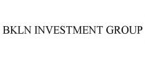 BKLN INVESTMENT GROUP