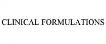 CLINICAL FORMULATIONS