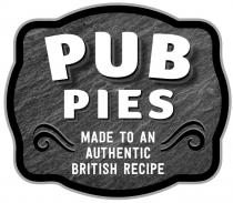 PUB PIES MADE TO AN AUTHENTIC BRITISH RECIPE
