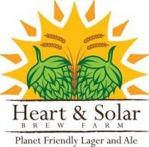 HEART & SOLAR BREW FARM PLANET FRIENDLY LAGER AND ALE