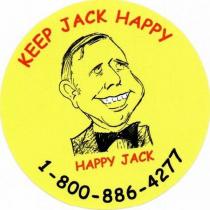 KEEP JACK HAPPY HAPPY JACK 1-800-886-4277