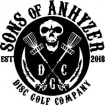 DGC SONS OF ANHYZER DISC GOLF COMPANY EST 2018