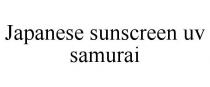 JAPANESE SUNSCREEN UV SAMURAI